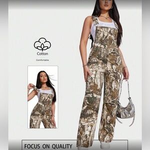 Stylish Camouflage Women's Jumpsuit